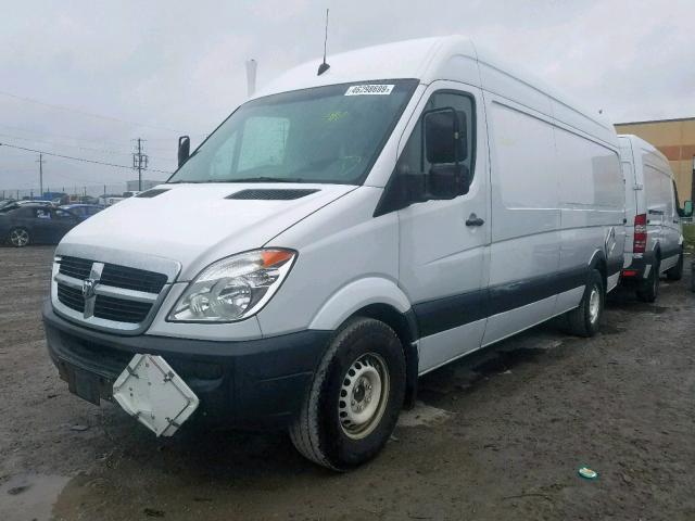 WD0BE845685325403 - 2008 DODGE SPRINTER 2 WHITE photo 2