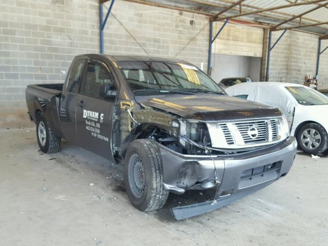 1N6BA0CH8DN312712 - 2013 NISSAN TITAN S GRAY photo 1