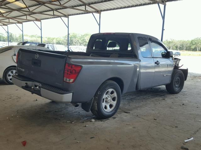 1N6BA0CH8DN312712 - 2013 NISSAN TITAN S GRAY photo 4