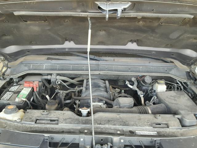 1N6BA0CH8DN312712 - 2013 NISSAN TITAN S GRAY photo 7