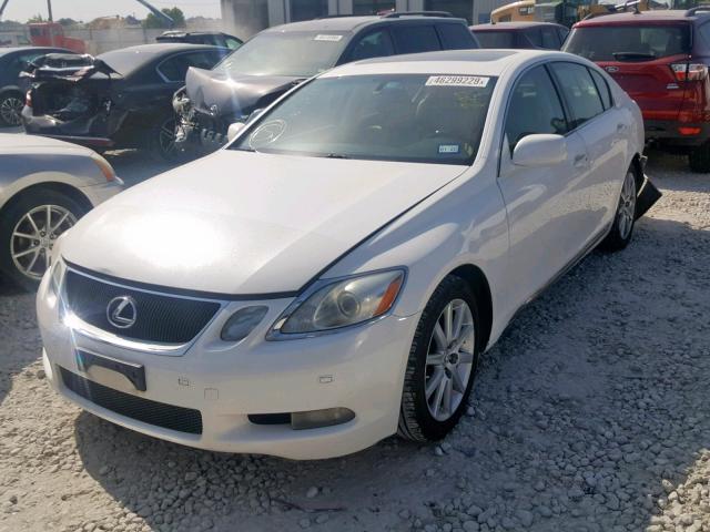 JTHBH96SX65004954 - 2006 LEXUS GS 300 WHITE photo 2