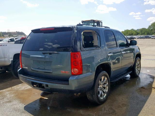 1GKFK13028R151231 - 2008 GMC YUKON BLUE photo 4