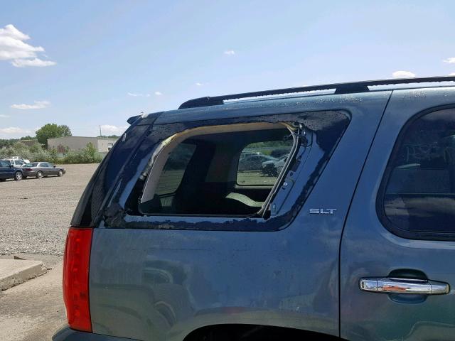 1GKFK13028R151231 - 2008 GMC YUKON BLUE photo 9