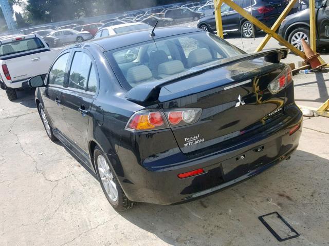 JA32U2FU6GU008575 - 2016 MITSUBISHI LANCER ES BLACK photo 3