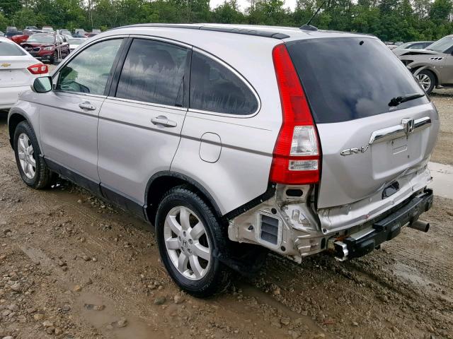 5J6RE48779L049932 - 2009 HONDA CR-V EXL SILVER photo 3