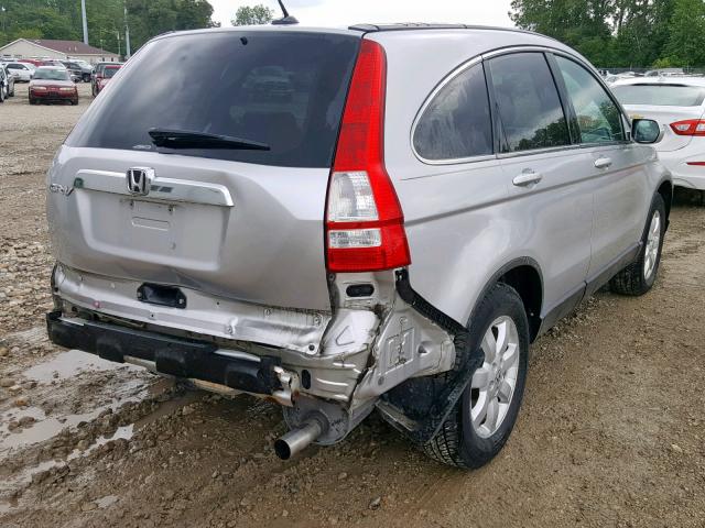 5J6RE48779L049932 - 2009 HONDA CR-V EXL SILVER photo 4