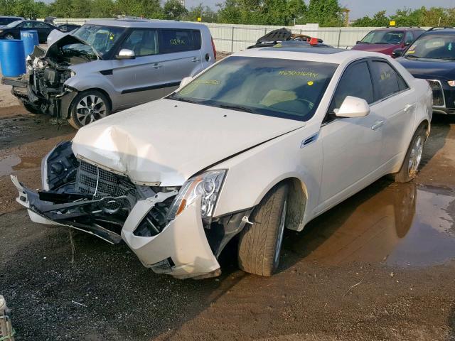 1G6DT57V080166055 - 2008 CADILLAC CTS HI FEA WHITE photo 2