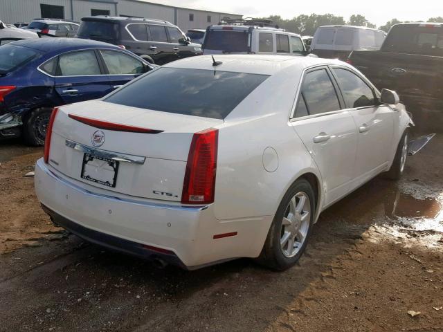 1G6DT57V080166055 - 2008 CADILLAC CTS HI FEA WHITE photo 4