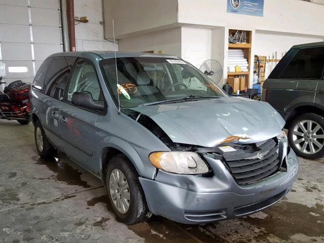 1A4GP45R36B660100 - 2006 CHRYSLER TOWN & COU BLUE photo 1