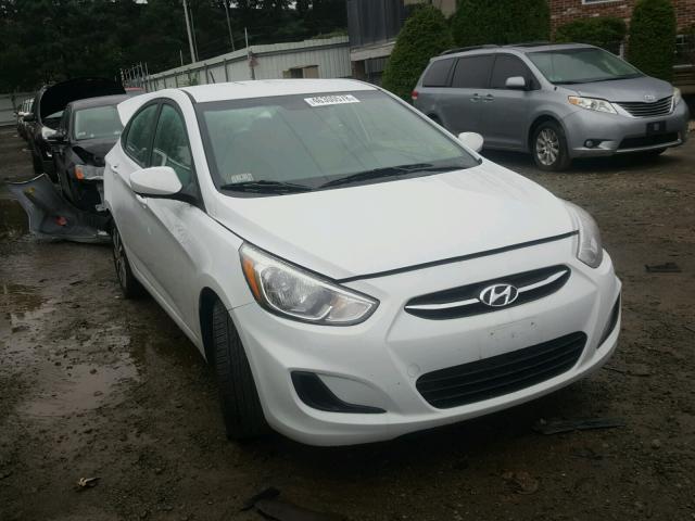 KMHCT4AE0HU379622 - 2017 HYUNDAI ACCENT SE WHITE photo 1