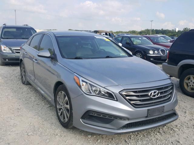 5NPE34AFXFH047894 - 2015 HYUNDAI SONATA SPO SILVER photo 1