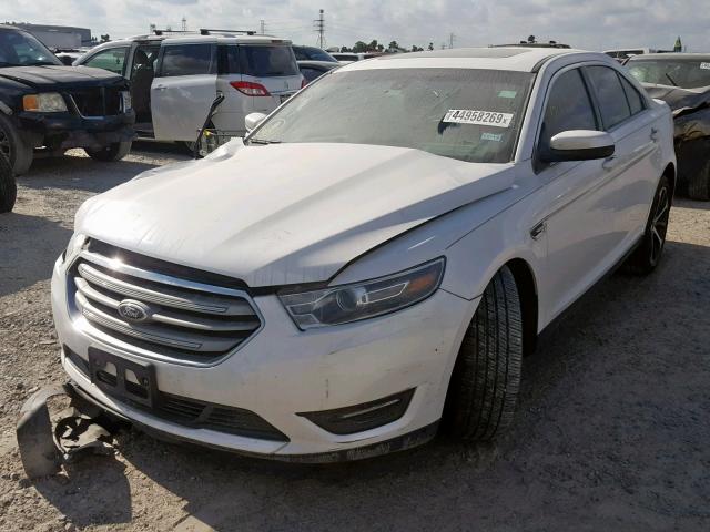 1FAHP2E80EG184997 - 2014 FORD TAURUS SEL WHITE photo 2