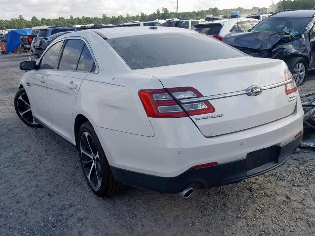 1FAHP2E80EG184997 - 2014 FORD TAURUS SEL WHITE photo 3