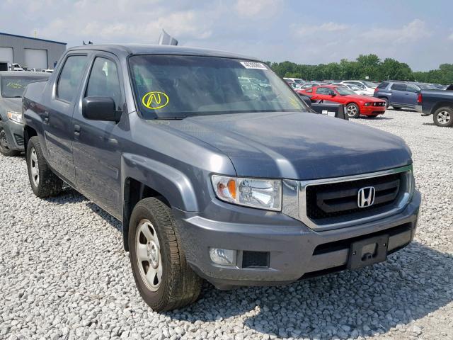 5FPYK1F27BB001914 - 2011 HONDA RIDGELINE GRAY photo 1