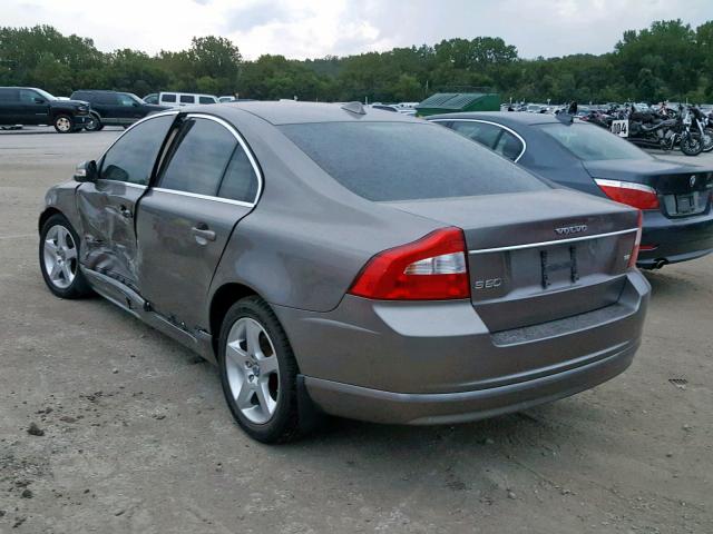 YV1AS982X71026547 - 2007 VOLVO S80 3.2 GRAY photo 3