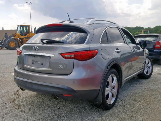 JN8AS1MW1AM851399 - 2010 INFINITI FX35 GRAY photo 4