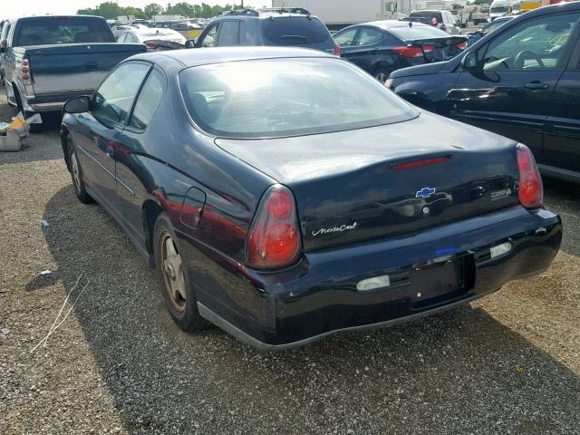 2G1WW12E239174095 - 2003 CHEVROLET MONTE CARL 黑色 照片 3