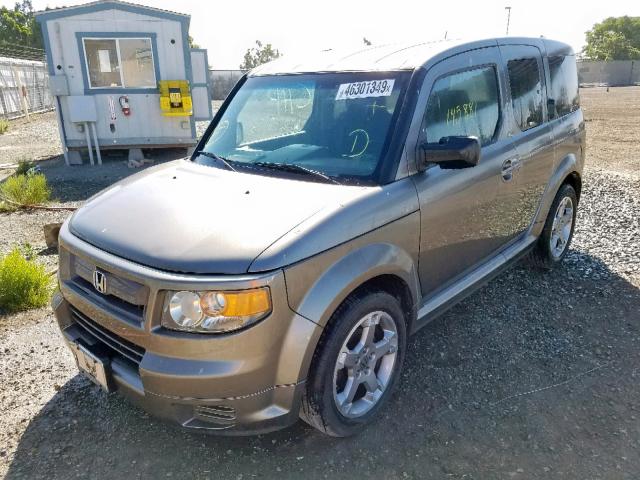 5J6YH18927L015848 - 2007 HONDA ELEMENT SC GRAY photo 2