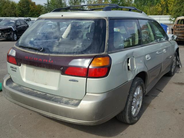 4S3BH686947644249 - 2004 SUBARU LEGACY OUT TAN photo 4