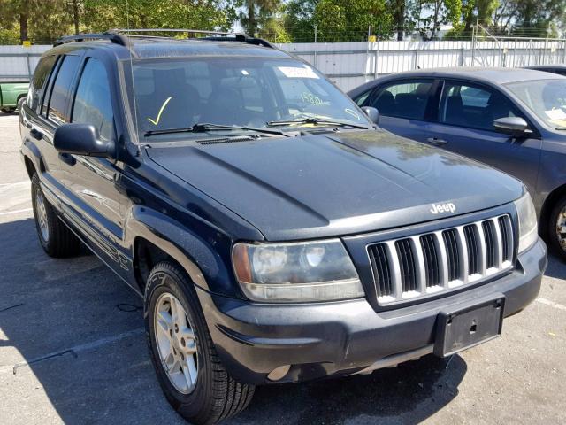 1J4GX48S34C213756 - 2004 JEEP GRAND CHER BLACK photo 1