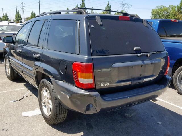 1J4GX48S34C213756 - 2004 JEEP GRAND CHER BLACK photo 3