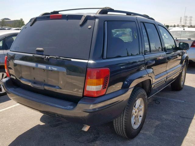 1J4GX48S34C213756 - 2004 JEEP GRAND CHER BLACK photo 4