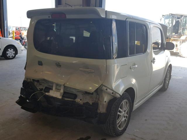 JN8AZ2KR0BT213540 - 2011 NISSAN CUBE BASE WHITE photo 4