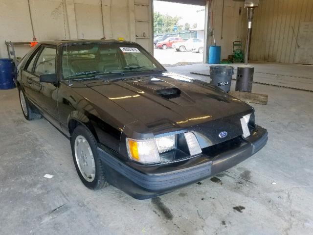 1FABP28T8EF142802 - 1984 FORD MUSTANG SV BLACK photo 1