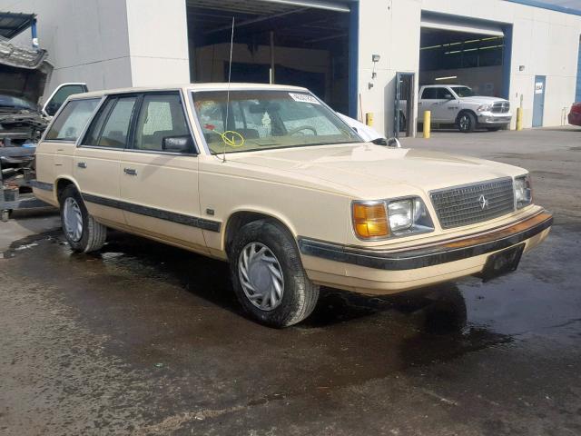 1P3BP39K7GF129452 - 1986 PLYMOUTH RELIANT SE TAN photo 1