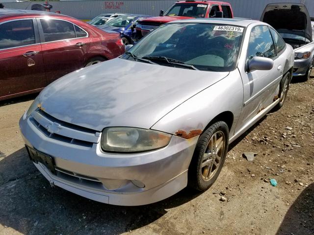 1G1JH14FX37219330 - 2003 CHEVROLET CAVALIER L SILVER photo 2