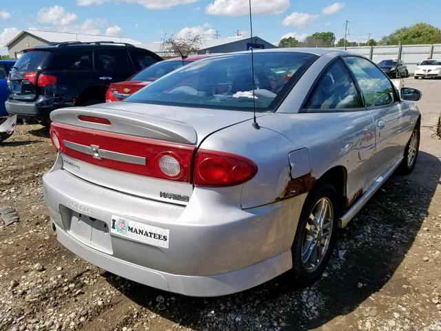 1G1JH14FX37219330 - 2003 CHEVROLET CAVALIER L SILVER photo 4