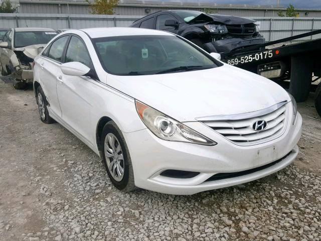 5NPEB4AC4BH190908 - 2011 HYUNDAI SONATA GLS WHITE photo 1