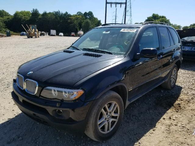 5UXFA13536LY41966 - 2006 BMW X5 3.0I BLACK photo 2