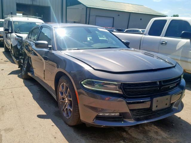 2C3CDXJG7JH119932 - 2018 DODGE CHARGER GT BLUE photo 1