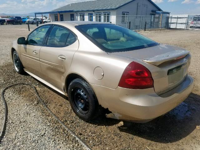 2G2WP522641209811 - 2004 PONTIAC GRAND PRIX GOLD photo 3