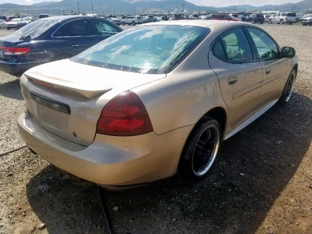 2G2WP522641209811 - 2004 PONTIAC GRAND PRIX GOLD photo 4