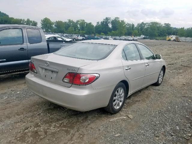 JTHBF30G820051284 - 2002 LEXUS ES 300 SILVER photo 4