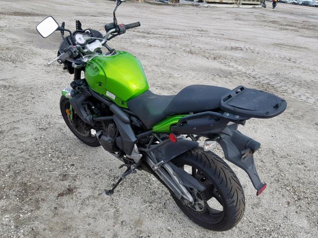 JKALEEA109A037098 - 2009 KAWASAKI LE650 A GREEN photo 3