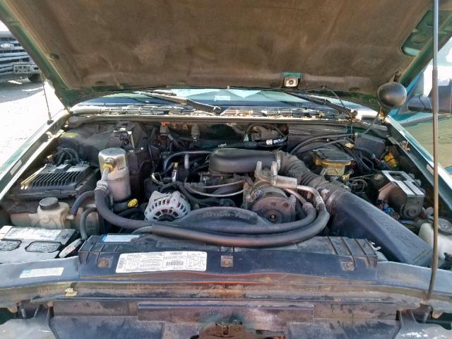 1GNDT13W8VK186792 - 1997 CHEVROLET BLAZER GREEN photo 7