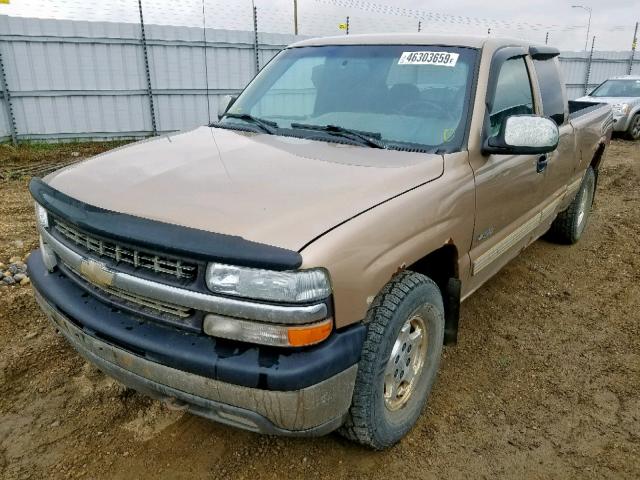 1GCEK19T8YZ149024 - 2000 CHEVROLET SILVERADO BROWN photo 2