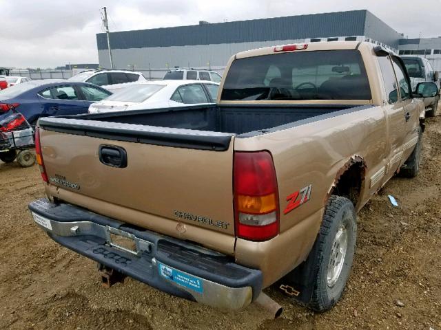 1GCEK19T8YZ149024 - 2000 CHEVROLET SILVERADO BROWN photo 4