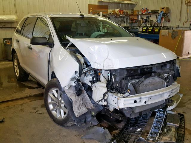 2FMDK3GC4EBB33715 - 2014 FORD EDGE SE WHITE photo 1