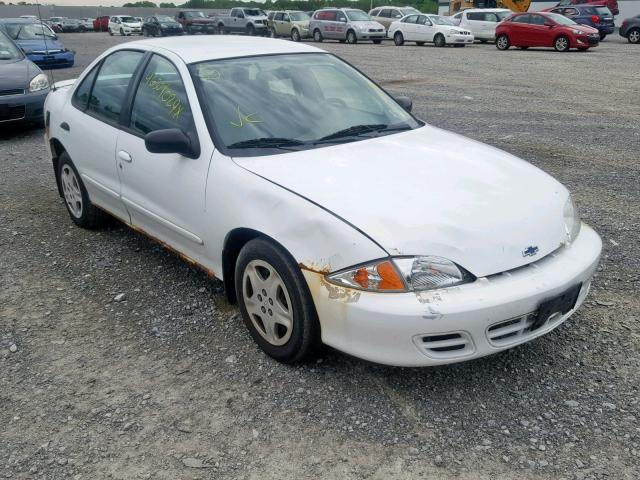 1G1JF524027259185 - 2002 CHEVROLET CAVALIER L WHITE photo 1