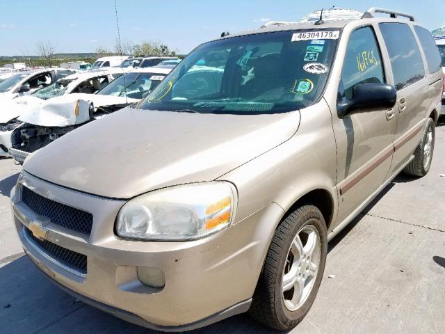 1GNDV33L26D148802 - 2006 CHEVROLET UPLANDER L GOLD photo 2