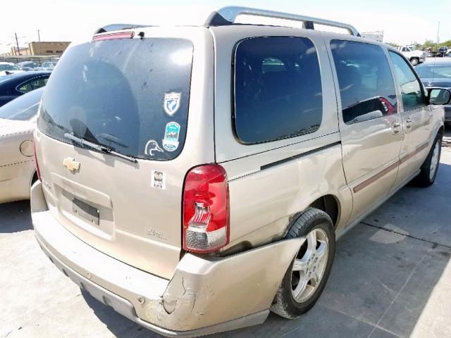 1GNDV33L26D148802 - 2006 CHEVROLET UPLANDER L GOLD photo 4