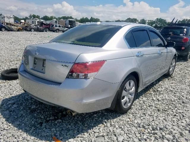 1HGCP368X9A030039 - 2009 HONDA ACCORD EXL SILVER photo 4