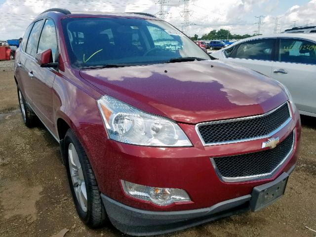 1GNKVGED1BJ102264 - 2011 CHEVROLET TRAVERSE L RED photo 1