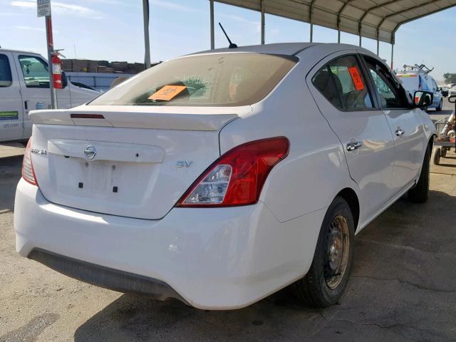 3N1CN7AP9KL841472 - 2019 NISSAN VERSA S WHITE photo 4