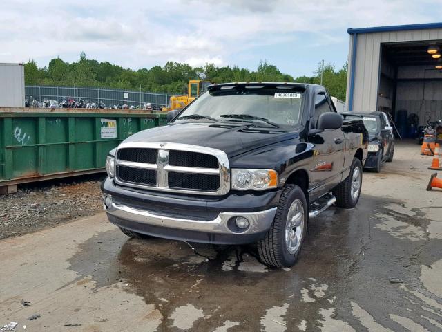 1D7HU16D94J171911 - 2004 DODGE RAM 1500 S BLACK photo 2