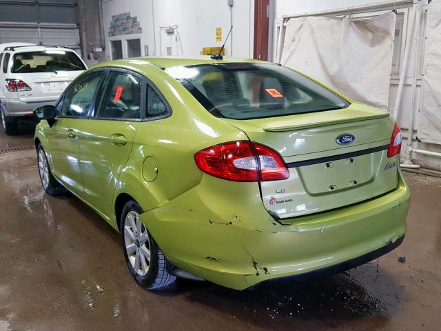 3FADP4BJ4CM161940 - 2012 FORD FIESTA SE GREEN photo 3